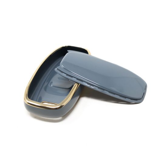 New Aftermarket Nano High Quality Cover For Audi Remote Key 3 Button Gray Color Audi-A11J | Emirates Keys