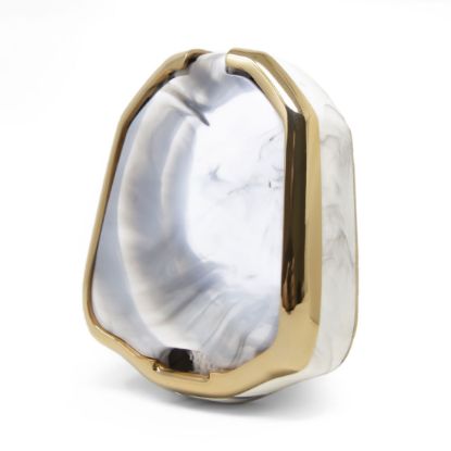 New Aftermarket Nano High Quality Marble Cover For Isuzu Remote Key 2 Buttons White Color ISZ-C12J | Emirates Keys