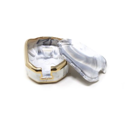 New Aftermarket Nano High Quality Marble Cover For Isuzu Remote Key 2 Buttons White Color ISZ-C12J | Emirates Keys