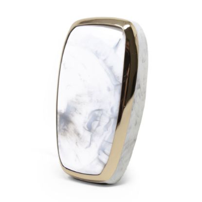New Aftermarket Nano High Quality Marble Cover For Subaru Remote Key 4 Buttons White Color SBR-A12J | Emirates Keys