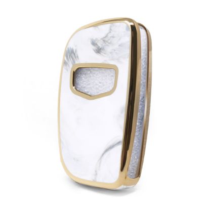 New Aftermarket Nano High Quality Marble Cover For Geely Flip Remote Key 3 Buttons White Color GL-D12J | Emirates Keys