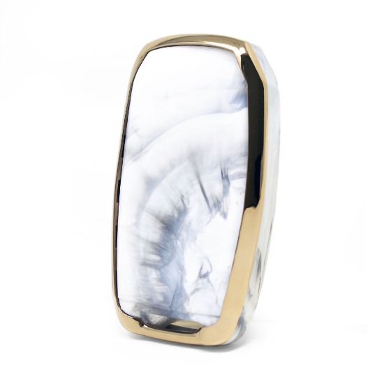 New Aftermarket Nano High Quality Marble Cover For Jeep Remote Key 5 Buttons White Color Jeep-D12J5 | Emirates Keys