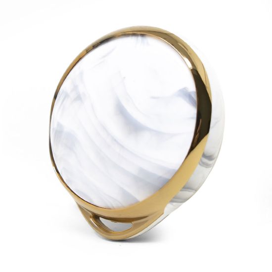 New Aftermarket Nano High Quality Marble Cover For Smart Remote Key 3 Buttons White Color SMT-A12J | Emirates Keys
