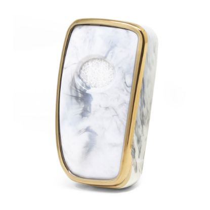 New Aftermarket Nano High Quality Marble Cover For Lexus Remote Key 3 Buttons White Color LXS-A12J3 | Emirates Keys