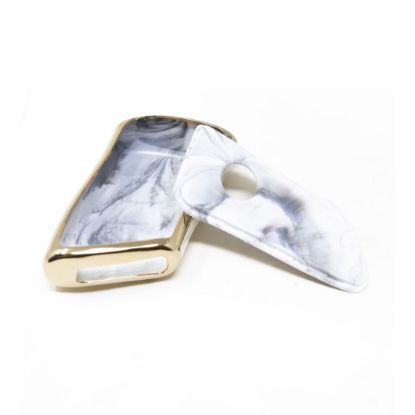 New Aftermarket Nano High Quality Marble Cover For Lexus Remote Key 3 Buttons White Color LXS-B12J3 | Emirates Keys