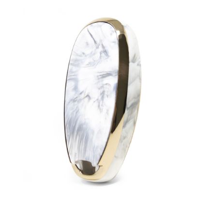 New Aftermarket Nano High Quality Marble Cover For Suzuki Remote Key 3 Buttons White Color SZK-A12J3A | Emirates Keys