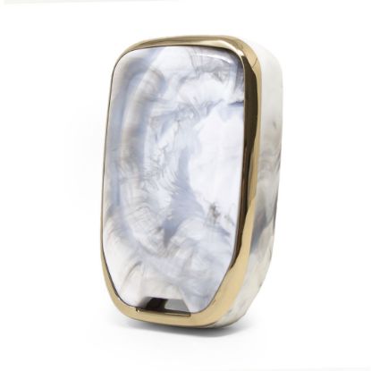 New Aftermarket Nano High Quality Marble Cover For GMC Remote Key 4+1 Buttons White Color GMC-A12J5A  | Emirates Keys