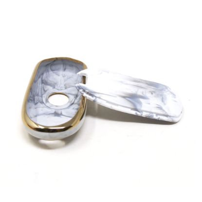 New Aftermarket Nano High Quality Marble Cover For Buick Remote Key 6 Buttons White Color BK-A12J6 | Emirates Keys