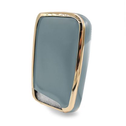 New Aftermarket Nano High Quality Cover For Volkswagen Flip Remote Key 4 Buttons Gray Color VW-B11J4 | Emirates Keys