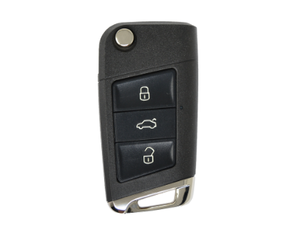 Volkswagen VW Modified Flip Remote Key Shell 3 Buttons HU66 Blade