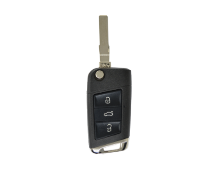 Picture of Volkswagen VW Modified Flip Remote Key Shell 3 Buttons HU66 Blade