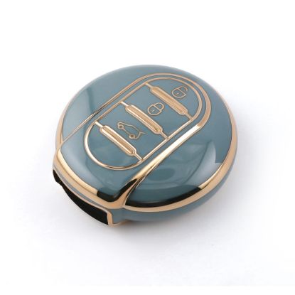 New Aftermarket Nano High Quality Cover For Mini Cooper Remote Key 3 Buttons Gray Color BMW-C11J | Emirates Keys