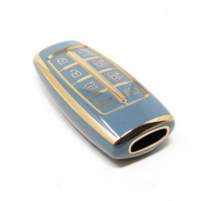 New Aftermarket Nano High Quality Cover For Hyundai Genesis Remote Key 7+1 Buttons Gray Color HY-I11J8A | Emirates Keys
