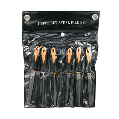 High Quality Best Price Steel File Set Of 6 PCS 4 inch  ( 10.16cm ) Remove The Burs Of Keys | Emirates Keys