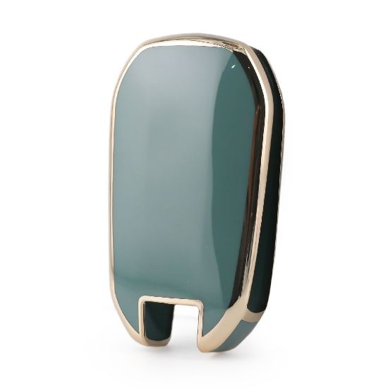 New Aftermarket Nano High Quality Cover For Peugeot 407 408 Flip Remote Key 3 Buttons Gray Color PG-C11J | Emirates Keys