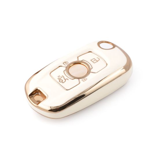 New Aftermarket Nano High Quality Cover For Buick Smart Remote Key 3 Buttons White Color BK-C11J | Emirates Keys