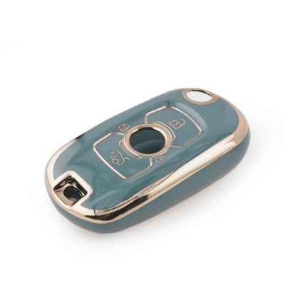 New Aftermarket Nano High Quality Cover For Buick Smart Remote Key 3 Buttons Gray Color BK-C11J | Emirates Keys