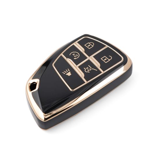 New Aftermarket Nano High Quality Cover For Buick Smart Remote Key 5 Buttons Black Color BK-D11J5A | Emirates Keys
