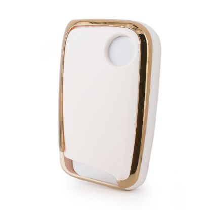 New Aftermarket Nano High Quality Cover For Volkswagen Smart Remote Key 5 Buttons White Color VW-D11J5 | Emirates Keys