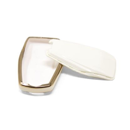 New Aftermarket Nano High Quality Cover For Geely Remote Key 4 Buttons White Color GL-B11J4B | Emirates Keys
