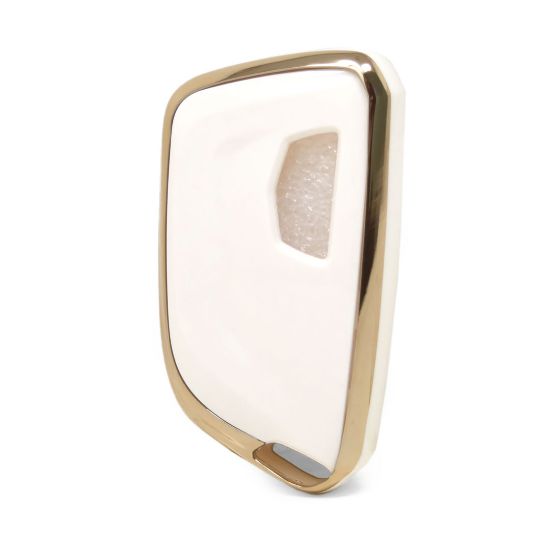 New Aftermarket Nano High Quality Cover For Cadillac Remote Key 4+1 Buttons White Color CDLC-B11J5 | Emirates Keys