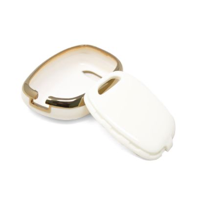 New Aftermarket Nano High Quality Cover For Renault Remote Key 1 Buttons White Color RN-E11J | Emirates Keys