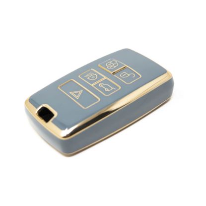 New Aftermarket Nano High Quality Cover For Land Rover Remote Key 5 Buttons Gray Color LC-B11J | Emirates Keys