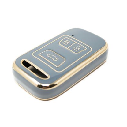 New Aftermarket Nano High Quality Cover For Chery Remote Key 3 Buttons Gray Color CR-A11J | Emirates Keys
