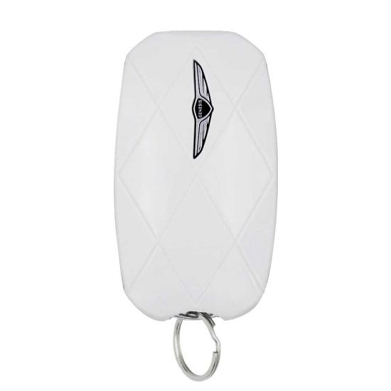New Hyundai Genesis GV60 2022 Genuine / OEM Smart Remote Key 7+1 Buttons 433MHz White Color OEM Part Number: 95440-CU310 - FCC ID: TQ8-FOB-4F53U | Emirates Keys