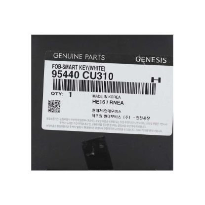 New Hyundai Genesis GV60 2022 Genuine / OEM Smart Remote Key 7+1 Buttons 433MHz White Color OEM Part Number: 95440-CU310 - FCC ID: TQ8-FOB-4F53U | Emirates Keys