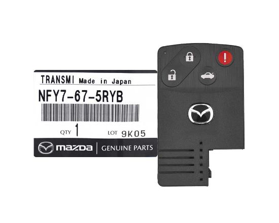 GENUINE PARTS Mazada MX-5 Smart Remote Card 4 Button 315MHz NFY7-67-5RYB, Original Remote Keys, BUY NOW | Emirates Keys