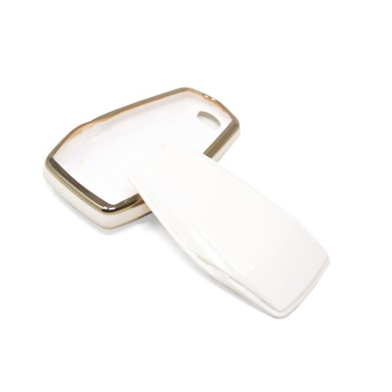 New Aftermarket Nano High Quality Cover For Geely Remote Key 4 Buttons White Color GL-B11J4D | Emirates Keys