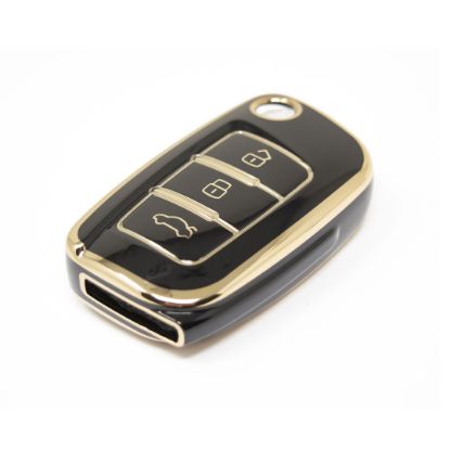 New Aftermarket Nano High Quality Cover For Geely Remote Key 3 Buttons Black Color GL-D11J | Emirates Keys