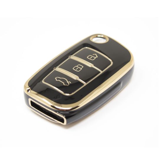 New Aftermarket Nano High Quality Cover For Geely Remote Key 3 Buttons Black Color GL-D11J | Emirates Keys