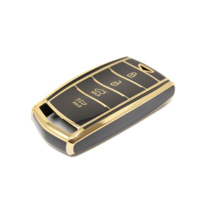 New Aftermarket Nano High Quality Cover For Hyundai Genesis Remote Key 4 Buttons Black Color GNS-A11J | Emirates Keys