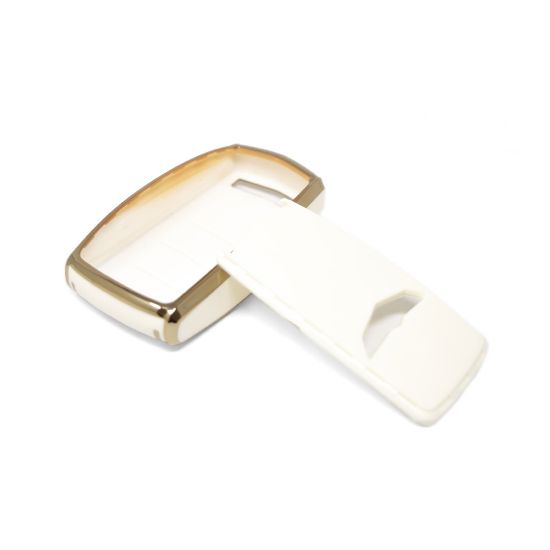 New Aftermarket Nano High Quality Cover For Hyundai Genesis Remote Key 4 Buttons White Color GNS-A11J | Emirates Keys