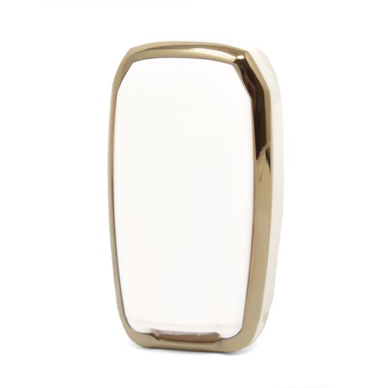 New Aftermarket Nano High Quality Cover For Jeep Remote Key 5 Buttons White Color Jeep-D11J5A | Emirates Keys