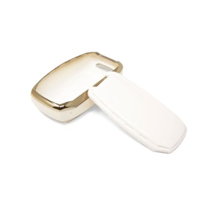 New Aftermarket Nano High Quality Cover For Jeep Remote Key 5 Buttons White Color Jeep-D11J5A | Emirates Keys