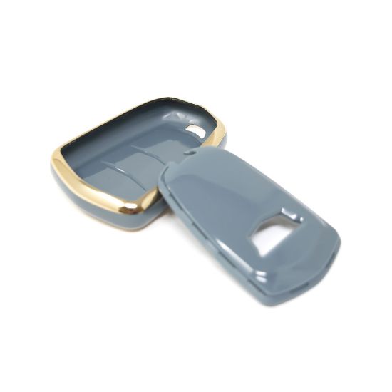 New Aftermarket Nano High Quality Cover For Cadillac Remote Key 3+1 Buttons Gray Color CDLC-A11J4 | Emirates Keys