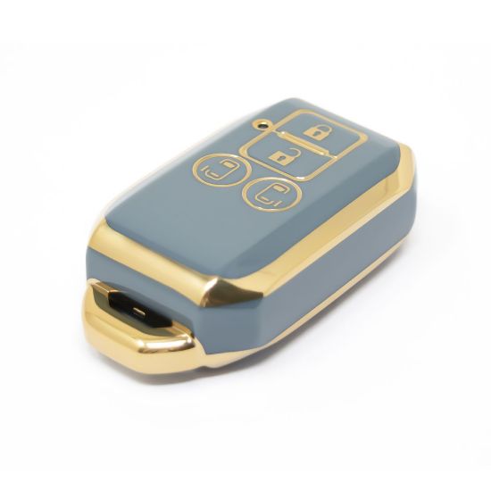 New Aftermarket Nano High Quality Cover For Suzuki Remote Key 4 Buttons Gray Color SZK-B11J | Emirates Keys