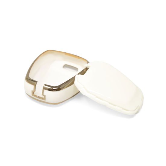 New Aftermarket Nano High Quality Cover For Isuzu Remote Key 2 Buttons White Color ISZ-A11J | Emirates Keys
