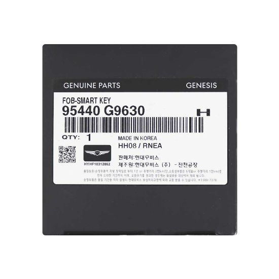 New Hyundai Genesis 2022 Genuine/OEM Smart Remote Key 6 Buttons 433MHz OEM Part Number: 95440-G9630 , FCC ID: TQ8-FOB-4F36 | Emirates Keys
