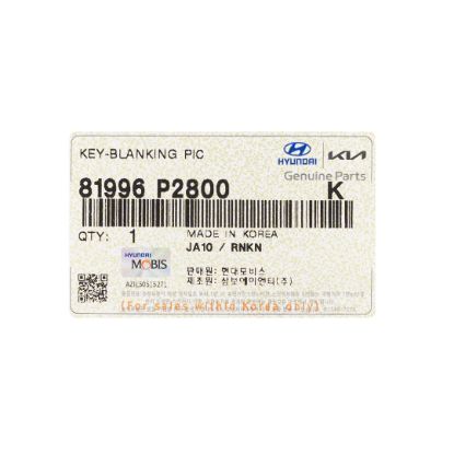 New Kia Genuine / OEM Smart Remote Key Blade OEM Part Number: 81996-P2800 , 81996P2800 | Emirates Keys