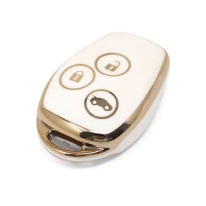 New Aftermarket Nano High Quality Cover For Renault Remote Key 3 Buttons White  Color RN-D11J3  | Emirates Keys