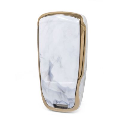 New Aftermarket Nano High Quality Marble Cover For Audi Remote Key 3 Buttons White Color Audi-B12J | Emirates Keys