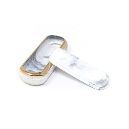 New Aftermarket Nano High Quality Marble Cover For Mazda Remote Key 3 Buttons White Color MZD-A12J3 | Emirates Keys