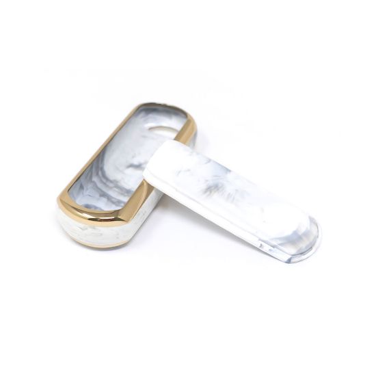 New Aftermarket Nano High Quality Marble Cover For Mazda Remote Key 3 Buttons White Color MZD-A12J3 | Emirates Keys