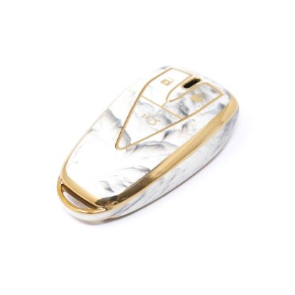 New Aftermarket Nano High Quality Marble Cover For Changan Remote Key 3 Buttons White Color CA-C12J3 | Emirates Keys