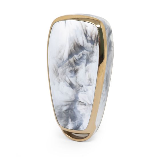 New Aftermarket Nano High Quality Marble Cover For Changan Remote Key 4 Buttons White Color CA-C12J4 | Emirates Keys