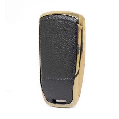 New Aftermarket Nano High Quality Gold Leather Cover For Audi Remote Key 3 Buttons Black Color Audi-B13J | Emirates Keys